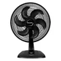 Ventilador Mesa 40cm Mallory Fresh Ts 6 Pas, 3 Velocidade, Preto, 220v