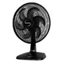 Ventilador Mesa 40cm Mallory Fresh Ts 6 Pas, 3 Velocidade, Preto, 220v