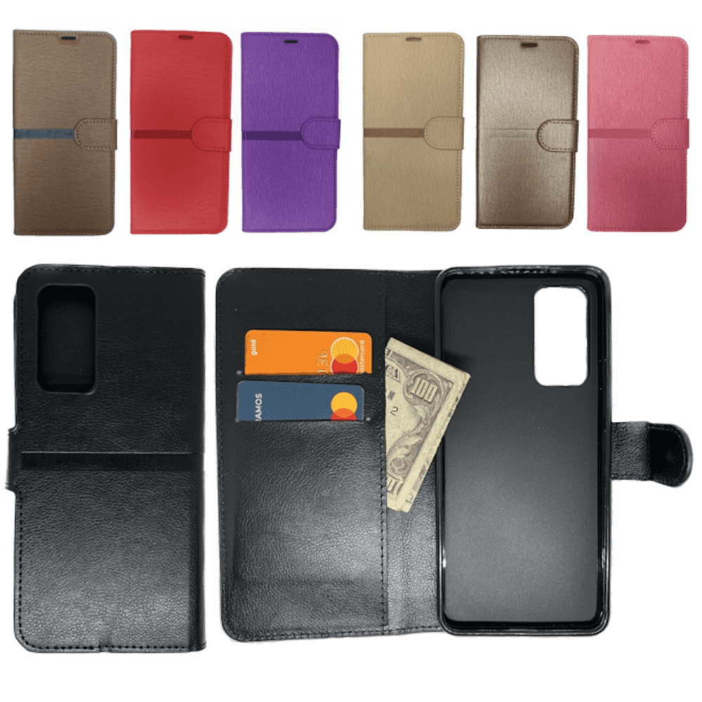 Imagem 3 de 3 do produto Capa Carteira Para Xiaomi Mi 12 Lite,tela De 6.55 Polegadas,roxa