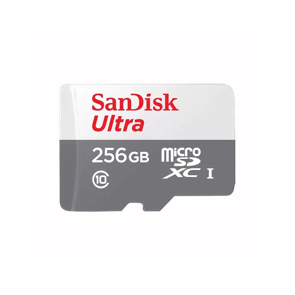 Cartão De Memória Sandisk Ultra Microsd 256GB, Classe 10, Leitura De Até 100mb/s, Sdsqunr-256g-gn6ta Sandisk