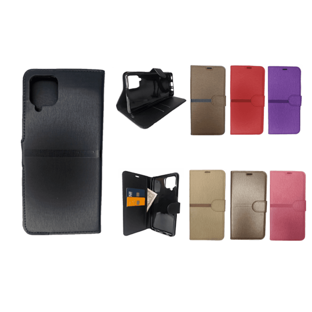 Imagem 2 de 3 do produto Capa Carteira Para Samsung Galaxy  A12 (tela De 6.5) - Vermelha