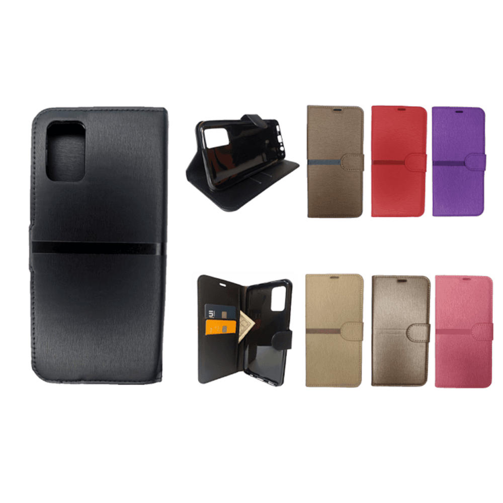 Capa Carteira Para Samsung Galaxy A02s (tela De 6.5) - Dourada