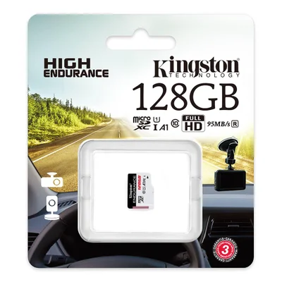 Cartão Micro SD 128GB Kingston Endurance, Classe 10 - Sdce/128gb