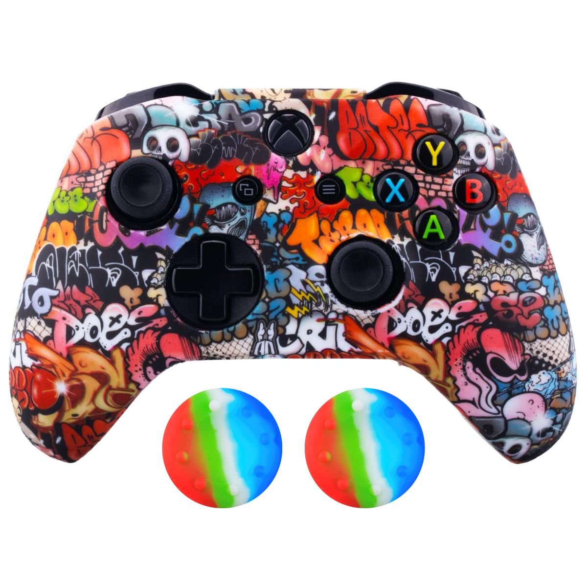 Capa Capinha Case Skin Para Controle Joystick De Xbox One S X -  Graffiti 12