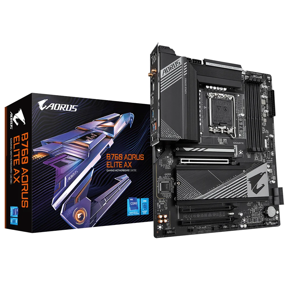 Placa Me B760 Aorus Elite Ax Gigabyte KaBuM