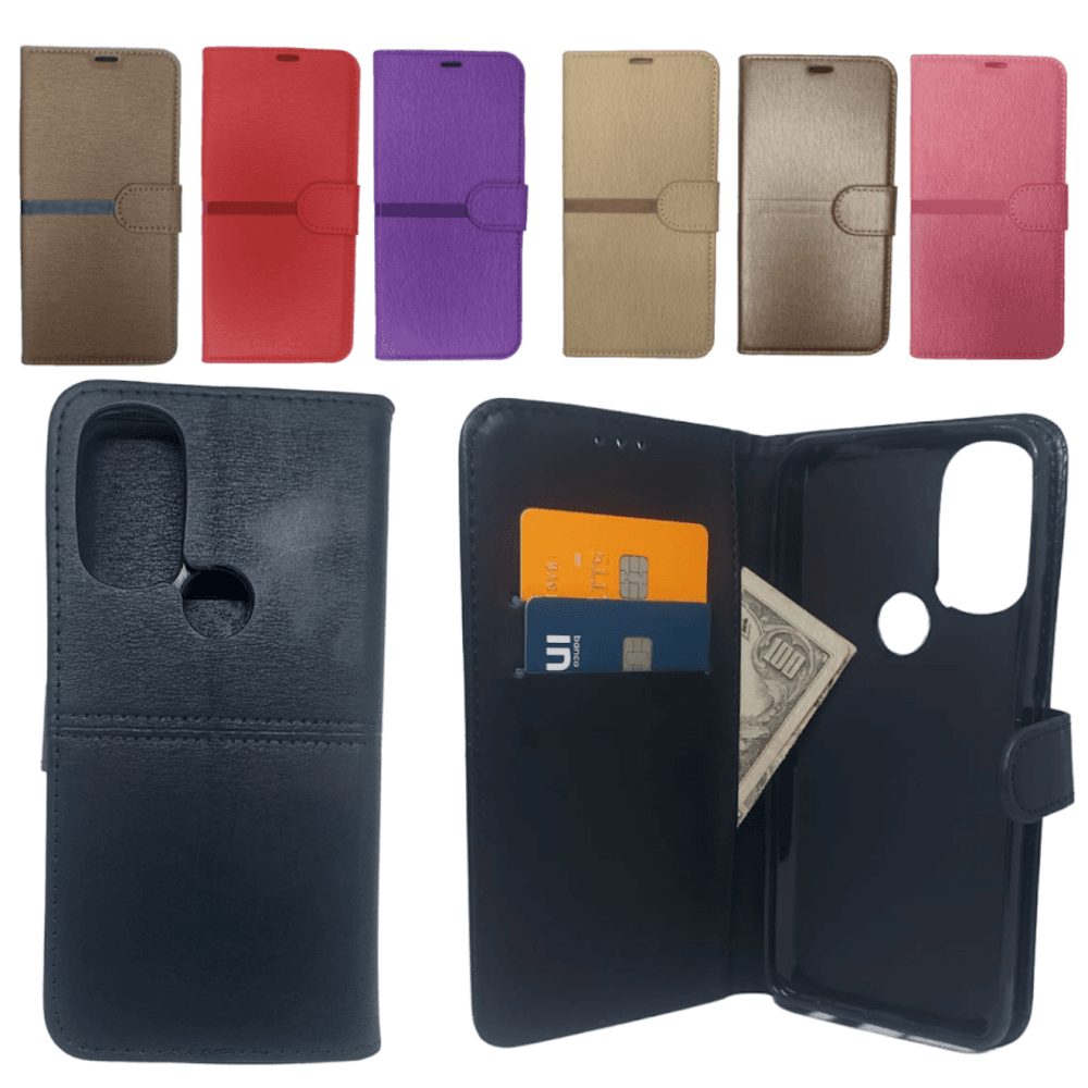 Imagem 2 de 3 do produto Capa Carteira Para Motorola Moto G71,tela De 6.4 Polegadas,vermelha