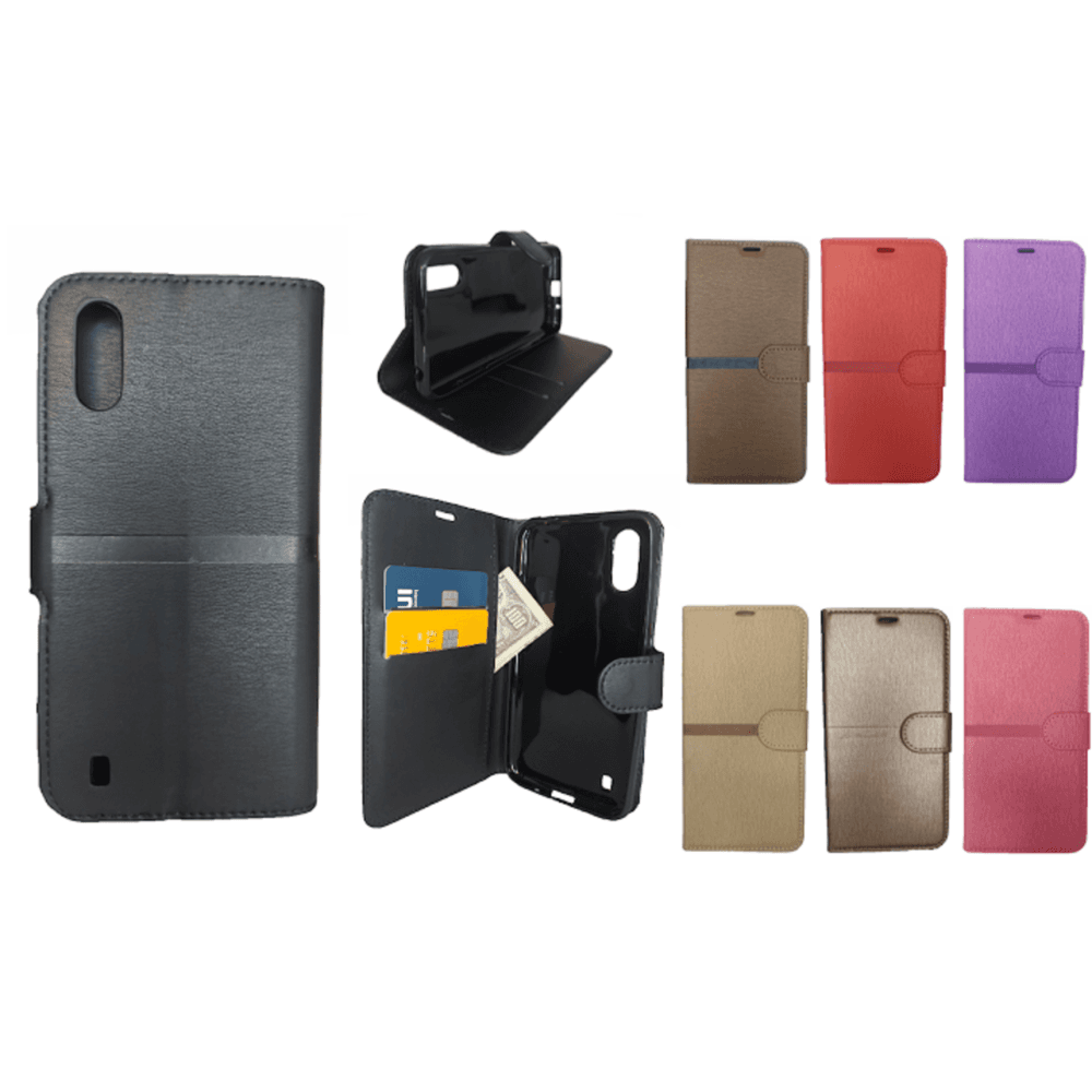 Imagem 3 de 3 do produto Capa Carteira Para Samsung Galaxy A01,tela De 5.7 Polegadas,rosa