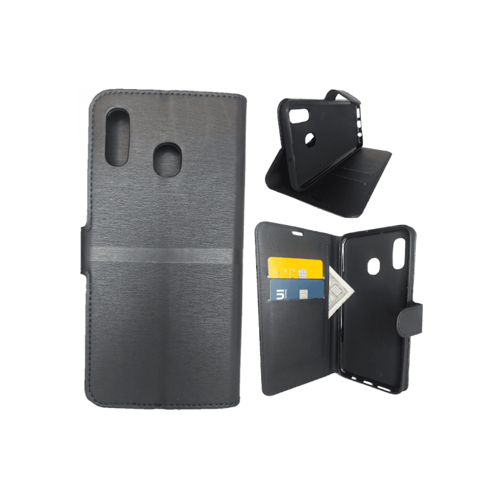 Imagem 3 de 4 do produto Capa Carteira Para Samsung Galaxy A20 / A30,tela De 6.4 Polegadas,preta