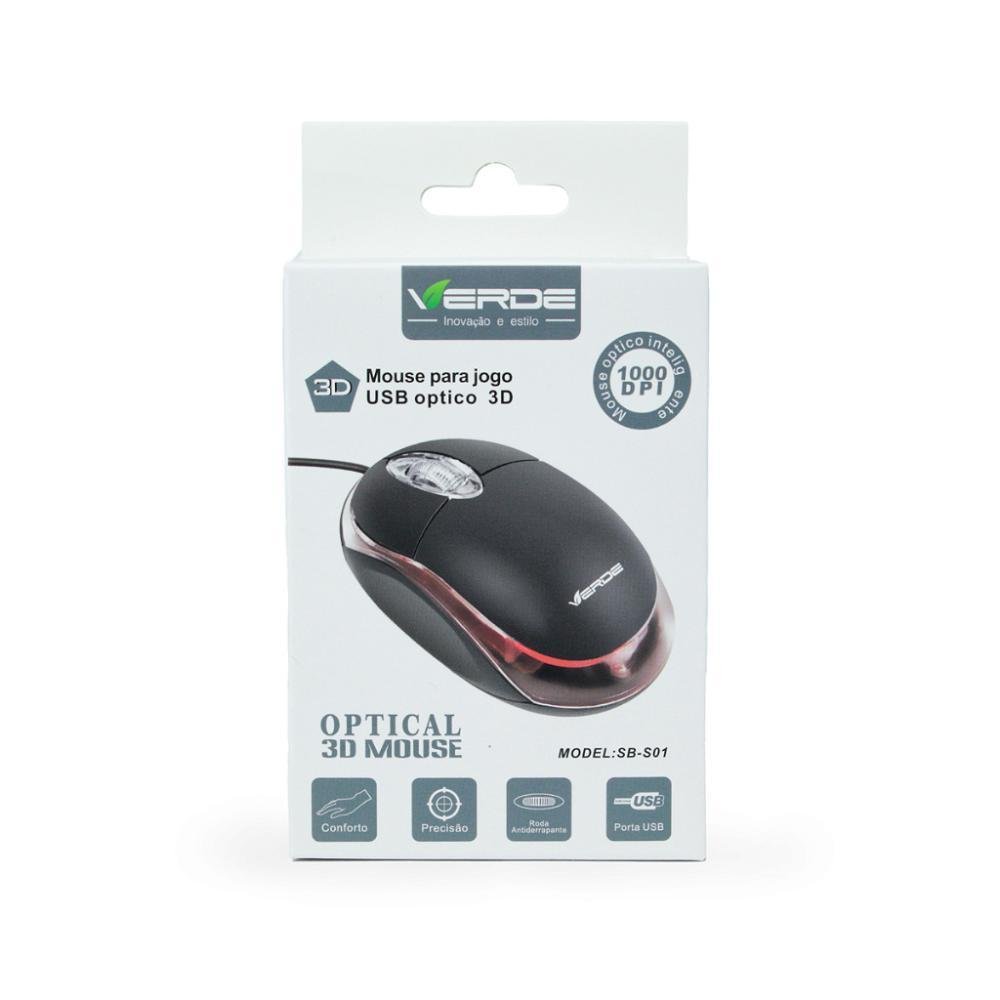 Imagem 5 de 5 do produto Mouse Com Fio Optical 3d