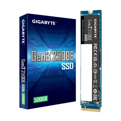 内蔵型SSD NVMe 2280 M.2 SSD 500GB Gen3 SSD Gigabyte 500GB Gen3 2500e M2 2280 NVMe KaBuM