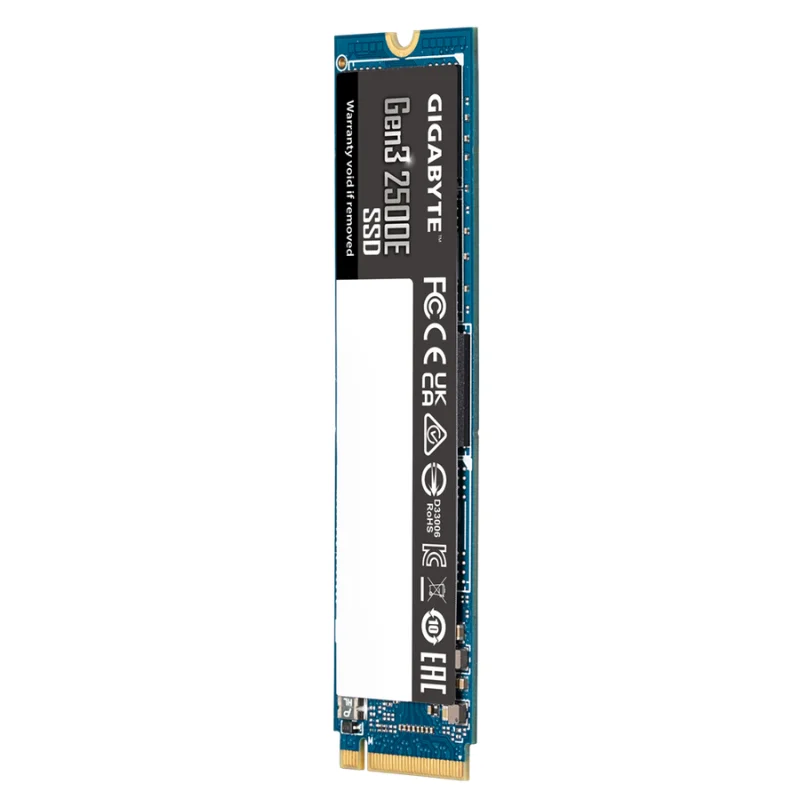 SSD Gigabyte 500GB Gen3 2500e M2 2280 NVMe KaBuM