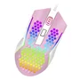 Mouse Gamer Redragon Reaping Elite, RGB, Rosa Com Branco - M987pw