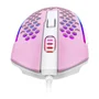 Mouse Gamer Redragon Reaping Elite, RGB, Rosa Com Branco - M987pw