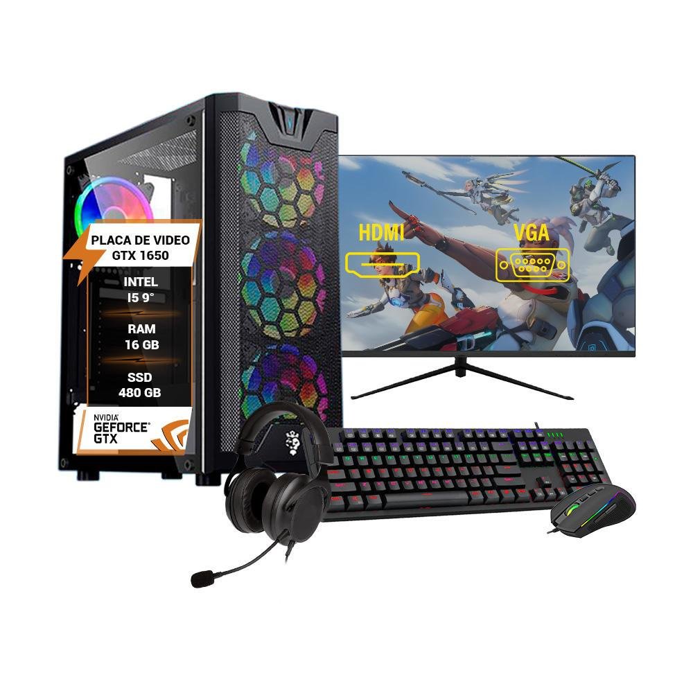 PC Gamer Completo I5 9 Memória 16 GB KaBuM