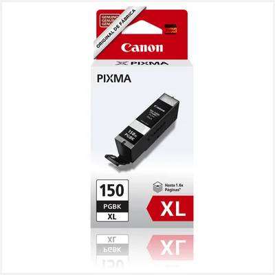 Cartucho Pgi 150xl Canon, Preta, Compatível Ip7210, Ip8710, Ix6810, Mg5410, Mg5510, Mg5610, Mg6310, Mg6410, Mg6610, Mg7110