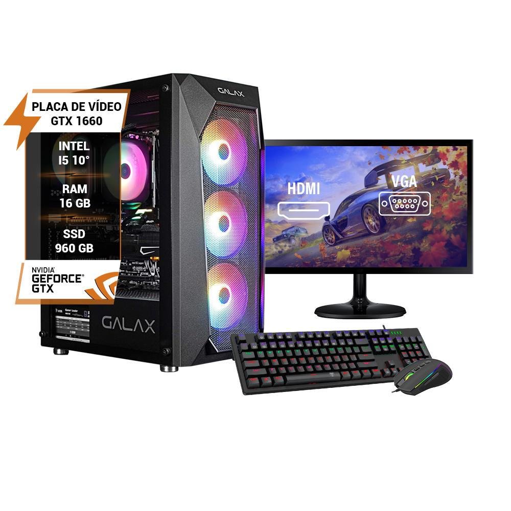 PC Gamer I5 10 Completo Monitor 32 Polegadas