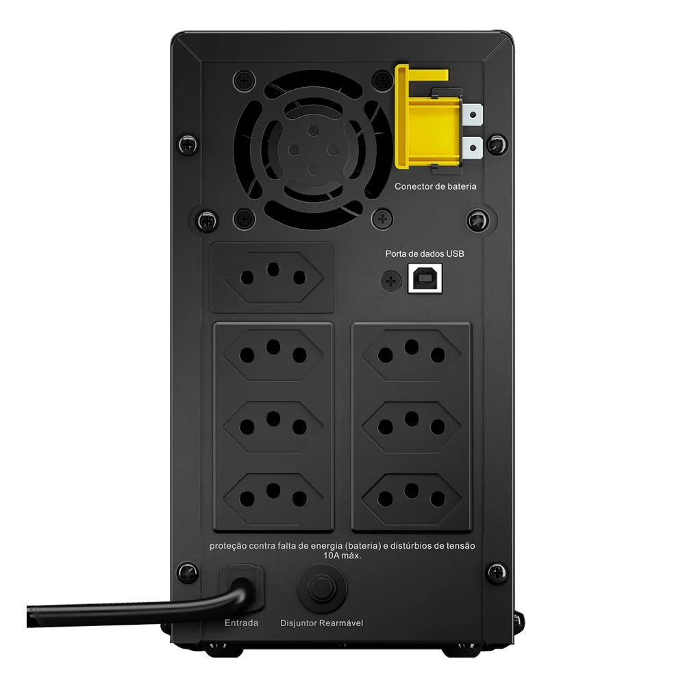 Imagem 2 de 4 do produto Nobreak Apc Back-ups, 2200va, Bi/115v, Brazil Bx2200bi-br