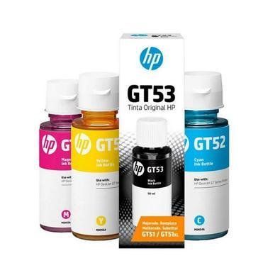 Kit 4 Refil De Tinta Epson Gt53, Gt52, Color, Smart Tank, Series