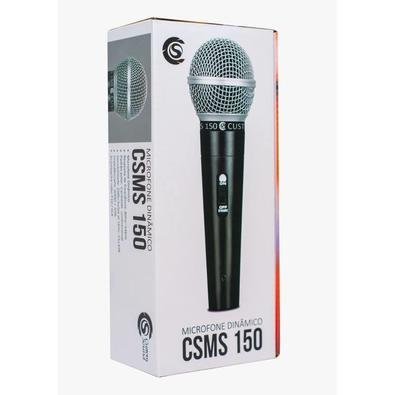Microfone Custom Sound Csms150, Cabo XLR/P10, 5 metros