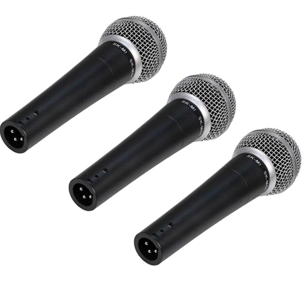 3 Microfones Skypix Dinâmico - Skm58 3 Microfones Skypix Dinâmico - Skm58
