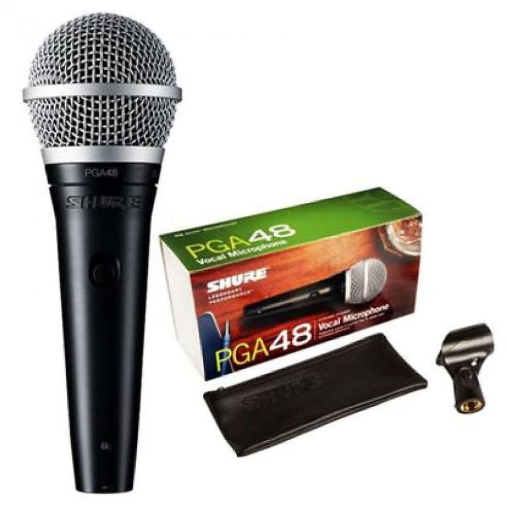 Microfone Shure Vocal Sem Cabo Pga48lc KaBuM