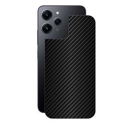 Película Para Xiaomi Redmi 12, Traseira De Fibra De Carbono Preta - Gshield