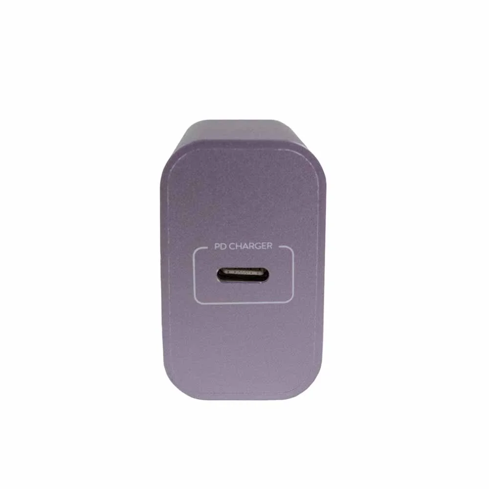 Imagem 3 de 5 do produto Adaptador De Parede Iwill, Com 1 USB-C PD, 20W, Lilás - PD Charger