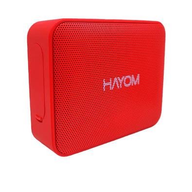 Caixa De Som Portátil Hayom Cp2702, Ipx7, Bluetooth, Vermelho