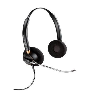Headset  Plantronics,Biauricular Qd Encorepro C/ Tubo De Voz Mod. Hw520v