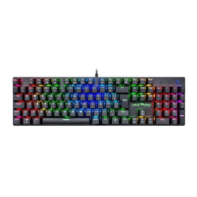 Teclado Gamer Viper Pro Mecanico Red Switch Mamba.