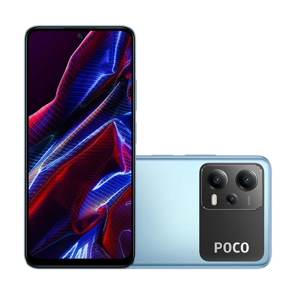 Smartphone Poco X5 5G 256GB 8GB Câm 48MP Azul