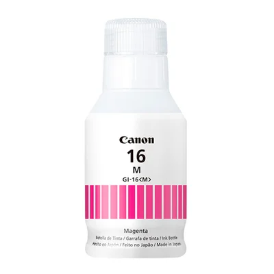 Refil Tinta Canon Gi-16 Gi16, Magenta, Compatível Impressoras Maxify Gx5010, Gx6010, Gx7010, Gx6020, Gx7020