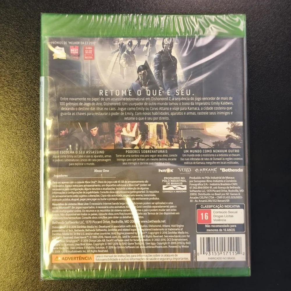 Imagem 3 de 5 do produto Jogo Dishonored 2 - Xbox One