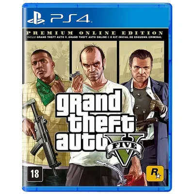 Jogo Gta V: Premium Edition PS4 KaBuM