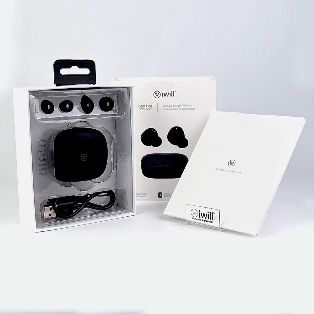 Fone de Ouvido Flow Buds Anc TWS Estilo Buds