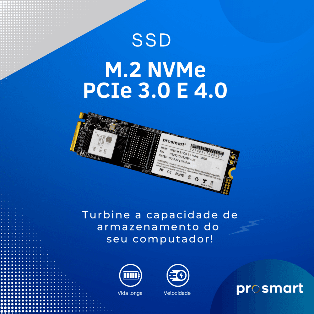 SSD Prosmart 512GB M2 Pcie 40 Nvme KaBuM