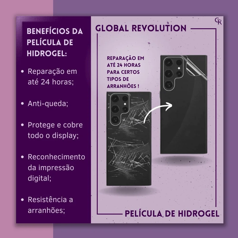 Película Hidrogel Hd Anti Impacto Para Xiaomi Poco F4 Película Hidrogel Hd Anti Impacto Para Xiaomi Poco F4