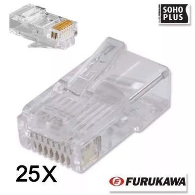 25 Conector Rj45 Sohoplus Cat5e 25 KaBuM
