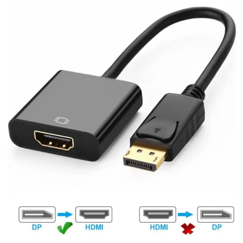 Imagem 3 de 5 do produto Adaptador Md9 Displayport (M) x HDMI (F), Preto