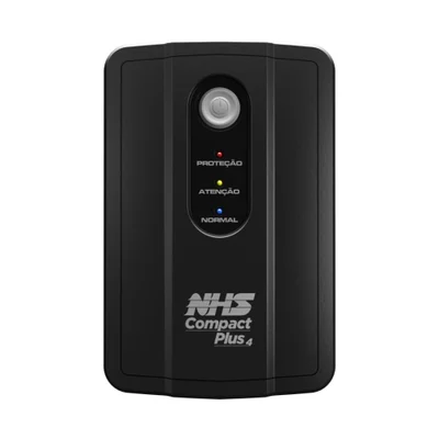 Nobreak Nhs Compact Plus 4, 1500VA, Entrada Bivolt e Saída 120V, Conf. 220V, 2 Baterias, 7Ah Eng USB - 90.D1.B01503