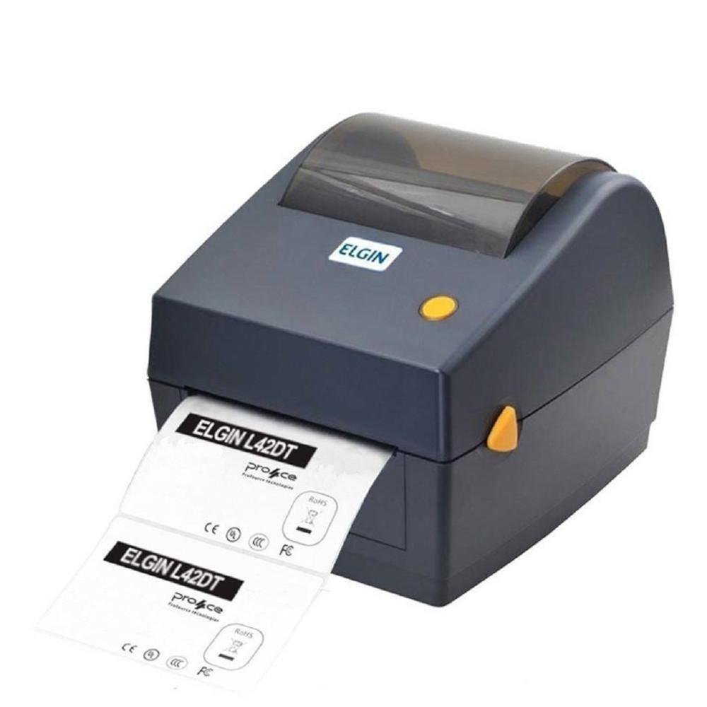 Impressora Térmica Direta De Etiquetas Elgin L42dt, 203DPI, USB, Serial, Não Usa Ribon
