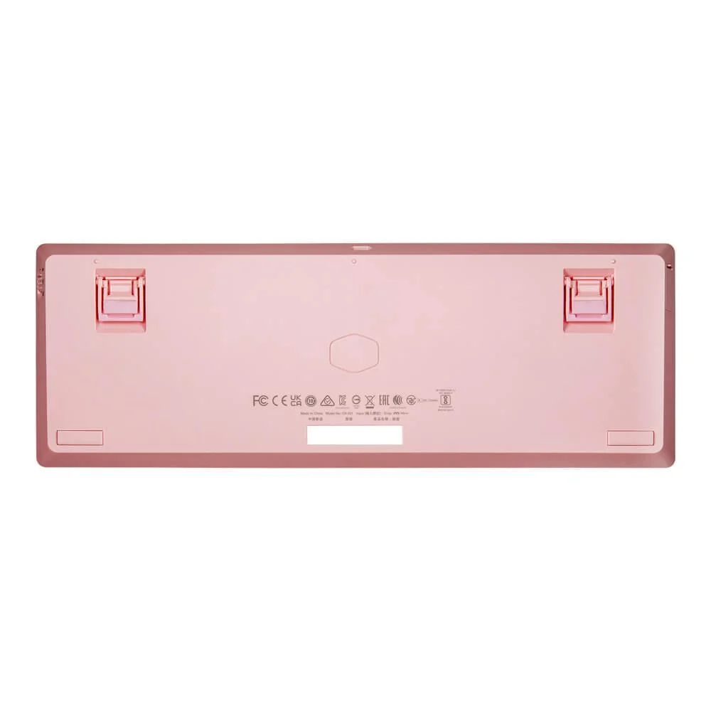 Imagem 2 de 5 do produto Teclado Sem Fio Cooler Master Ck721 65% Rgb, Rosa Sakura, Mecânico, Usb (switch Blue)