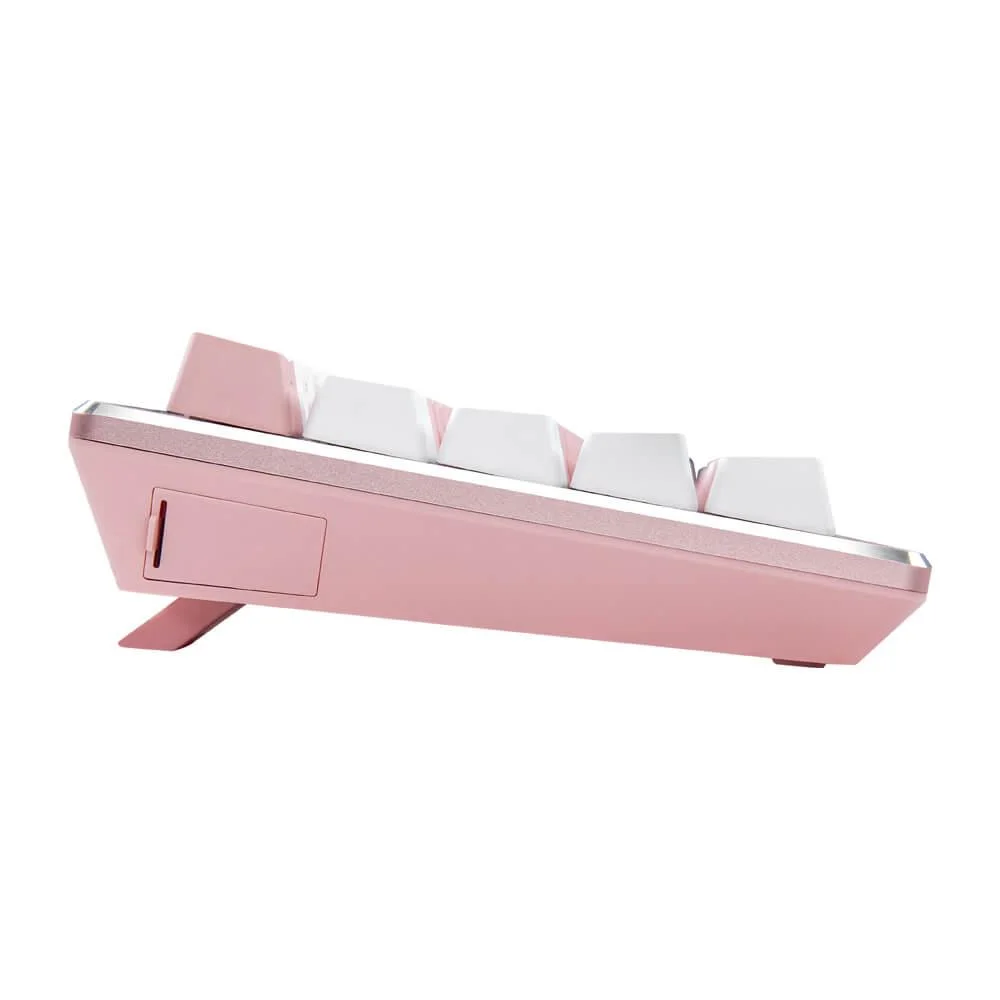 Imagem 3 de 5 do produto Teclado Sem Fio Cooler Master Ck721 65% Rgb, Rosa Sakura, Mecânico, Usb (switch Blue)