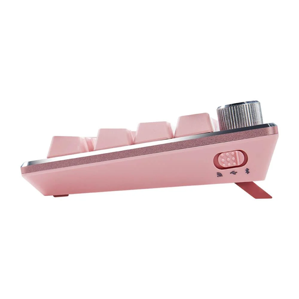 Imagem 4 de 5 do produto Teclado Sem Fio Cooler Master Ck721 65% Rgb, Rosa Sakura, Mecânico, Usb (switch Blue)