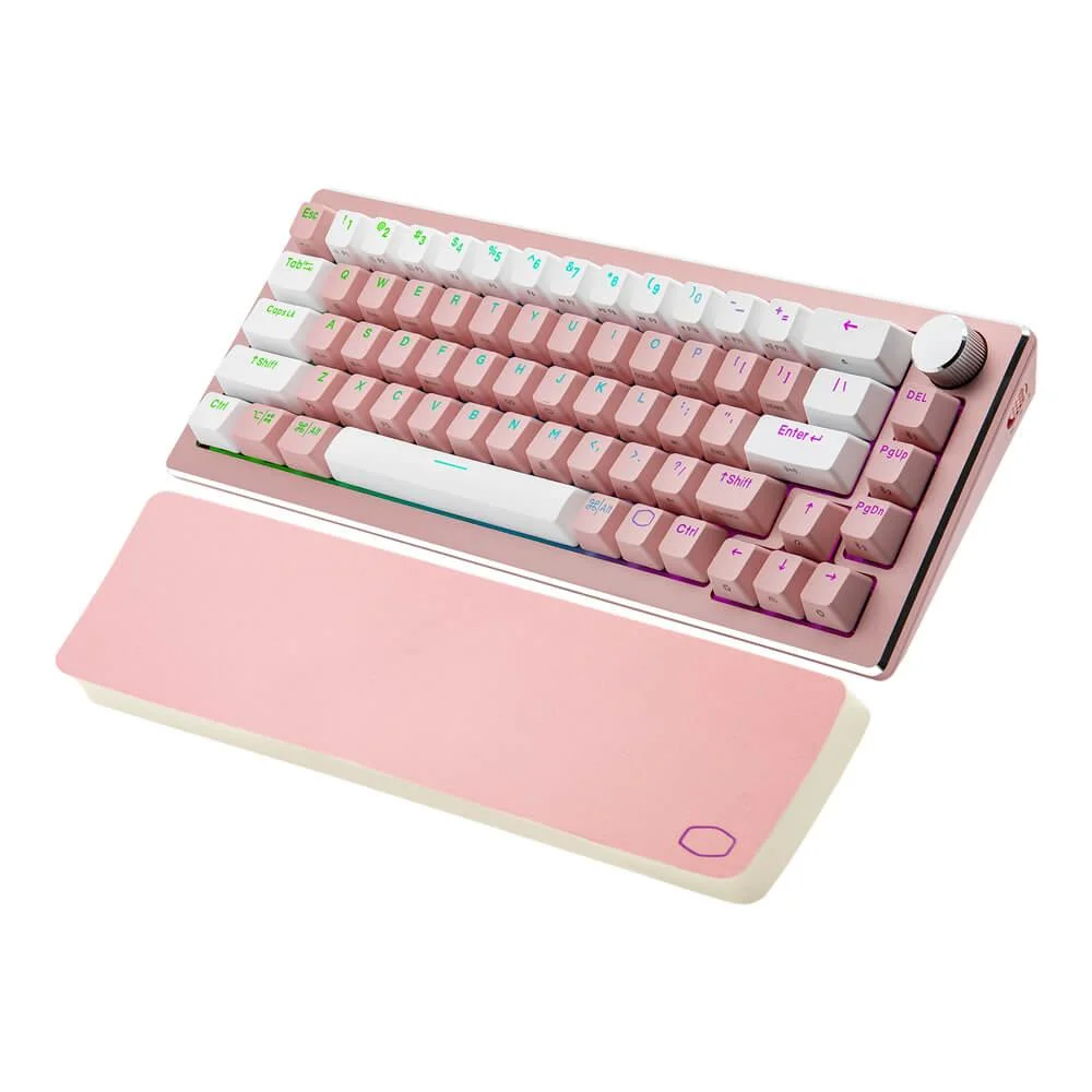 Imagem 5 de 5 do produto Teclado Sem Fio Cooler Master Ck721 65% Rgb, Rosa Sakura, Mecânico, Usb (switch Blue)