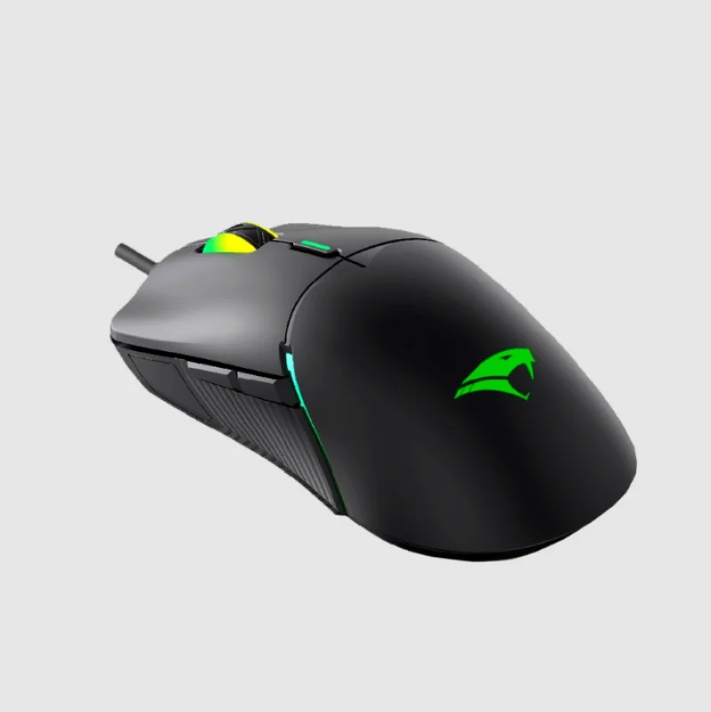 Imagem 2 de 5 do produto Mouse Gamer Viper Pro Naja, Com Fio, RGB,  7200 DPI, 6 Botões, Preto