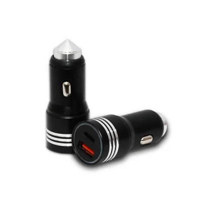 Carregador Celular Veicular It Blue, 2 Entradas USB E Tipo C