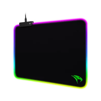 Mousepad Gamer Viper Pro Naja Vivensis, RGB, Emborrachado Speed, Preto - MPNAJA606