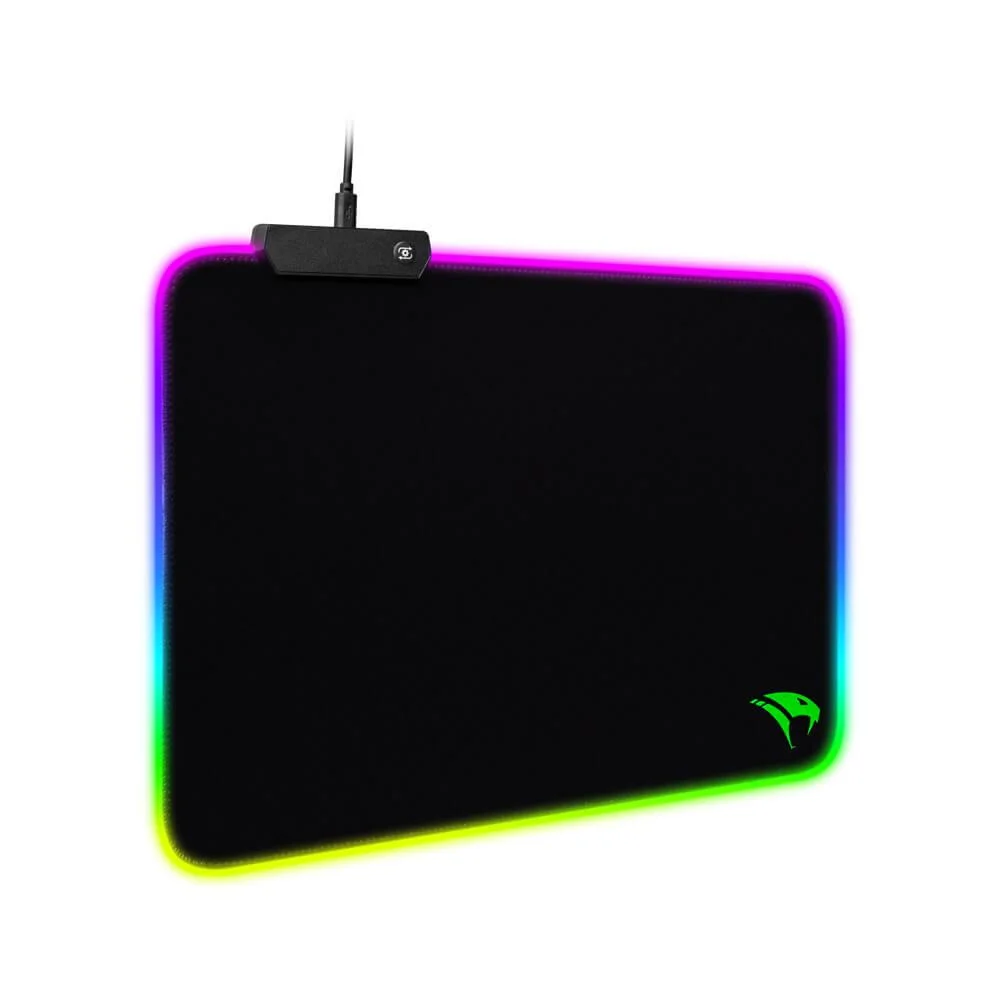 Imagem 3 de 5 do produto Mousepad Gamer Viper Pro Naja Vivensis, RGB, Emborrachado Speed, Preto - MPNAJA606
