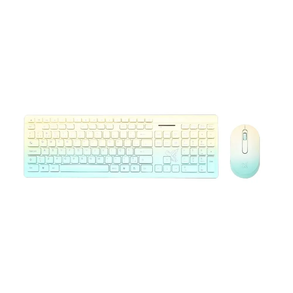 Imagem 3 de 5 do produto Combo Multimídia Maxprint Deluxe Pro, Teclado E Mouse Sem Fio, 2.4G